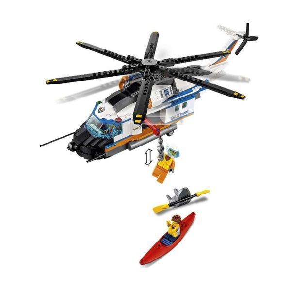 Конструктор Cities 10754 Helicopter Рятувальна операція берегової охорони 439 деталей 10754 фото