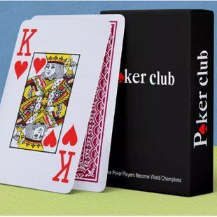 Карты игральные покерные Poker Club Red пластиковые (54 карты) BG_408-9 Red фото