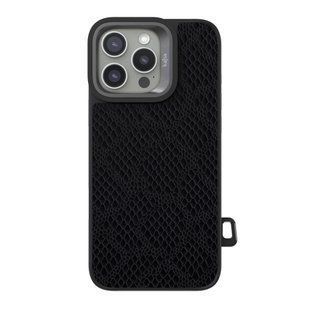 Kajsa Glamorous Collection Complex Lizard back case for iPhone 16 Pro Max Black 009478-03 фото