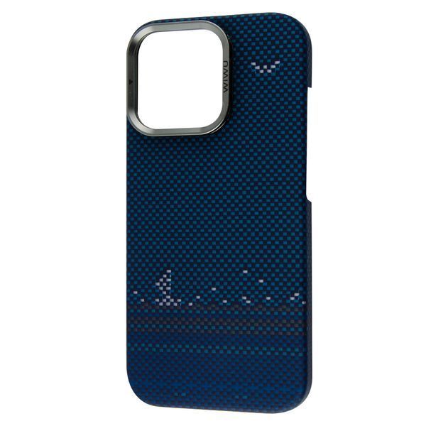 WIWU Чехол DCC-209 Aramid Saling for iPhone 16 Pro Max Blue Grey 112307-1 фото