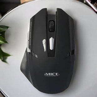 Миша комп'ютерна iMICE E-1700 Black бездротова безшумна 1600 DPI 9099 фото