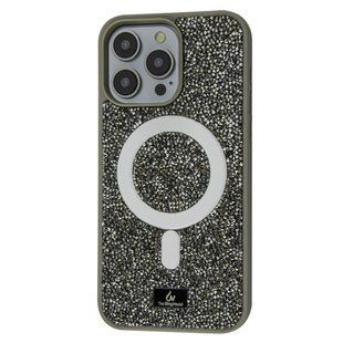 Bling World Rock Diamond with MagSafe iPhone 16 Pro Max Gray 111603-6 фото