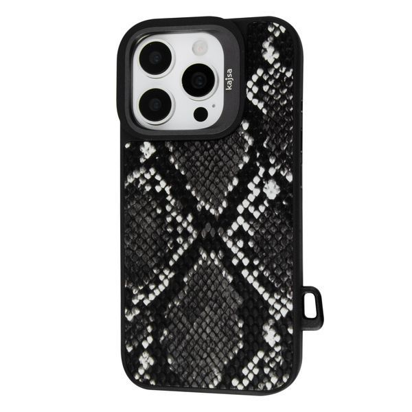 Kajsa Glamorous Collection Snake Pattern 2 back case for iPhone 16 Pro Desert 009481-02 фото