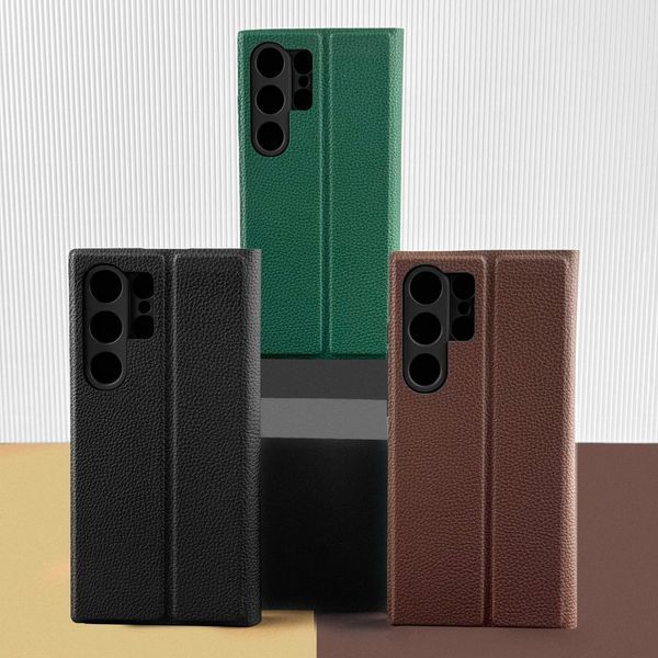 FIBRA Leather Flip case Xiaomi Redmi 9C / 10A Dark Green 111581-3 фото